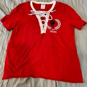 PINK campus tee Texas Tech Red Raiders